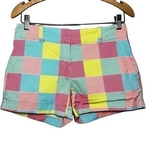 Vineyard Vines Women’s Size 2 Multi Color Pastel Whale Print Patchwork Shorts